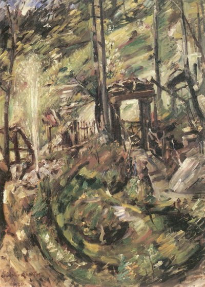 Walchensee, Springbrunnen von Lovis Corinth